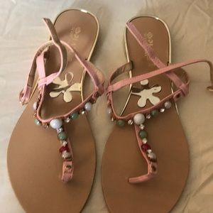 Pink sandals